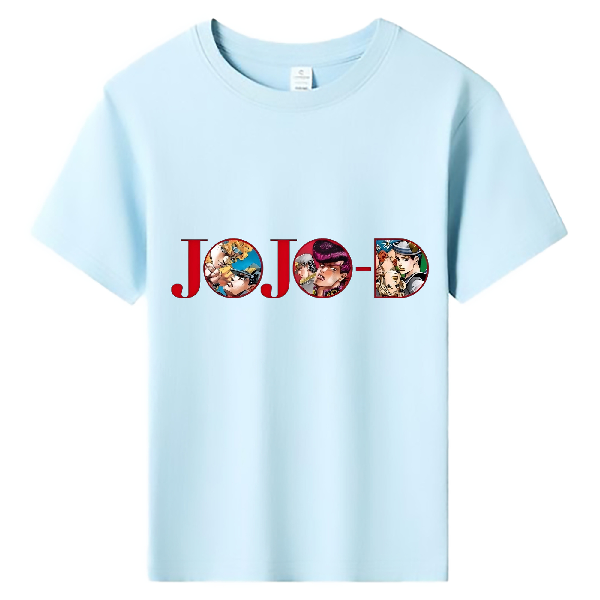 （画像用） ジョジョの奇妙な冒険 JoJo's Bizarre Adventure 綿100％キッズTシャツ（フロントプリント）